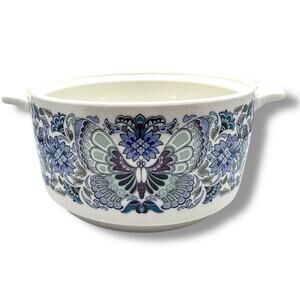 Vintage ATLANTIS by Royal Doulton Medium Casserole No Lid England 1970s